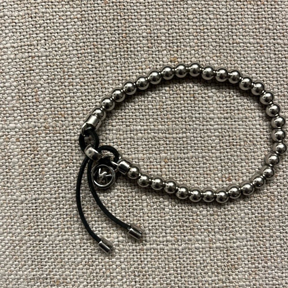 Silver Michael Kors stretch bracelet - perfect condition!!